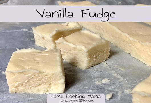vanilla fudge recipe without condensed milk